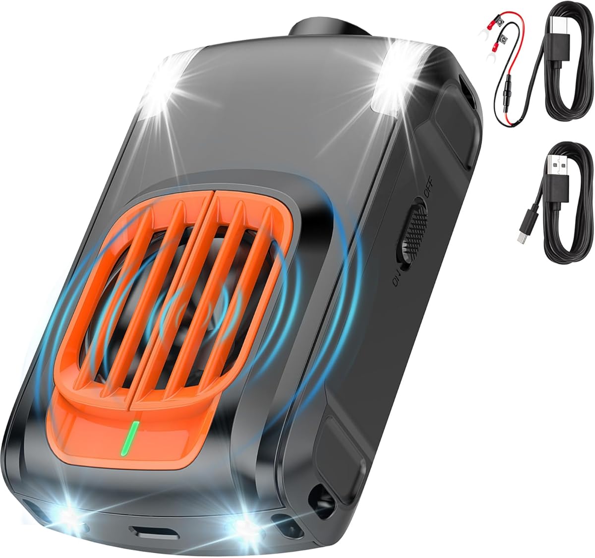 2025 Upgraded Mouse Repellent, 1 Pack Rodent Repellent for Car Engines, Ultrasonic Repellent Plug in, 4 Strobe Lights Repeller Under Hood, Keep Mice Away from Car Engines, Room, Indoors, Outdoors