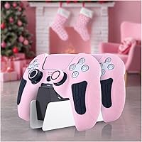 Vista 14 de ECHZOVE Funda de silicona para controlador PS5 (azul) – Cubierta de controlador de PS5 duradera y antideslizante con accesorios personalizables