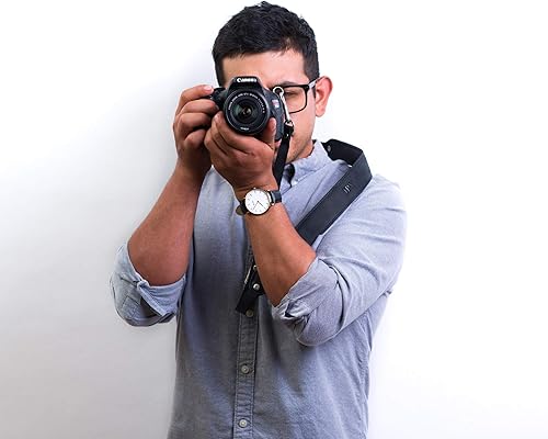 Miniatura 6 de PEGAI Personalized 100% Leather DSLR Camera Strap, Compatible with Canon Camera & Nikon  Handmade Camera Harness, Gifts for Photographers, Heavy