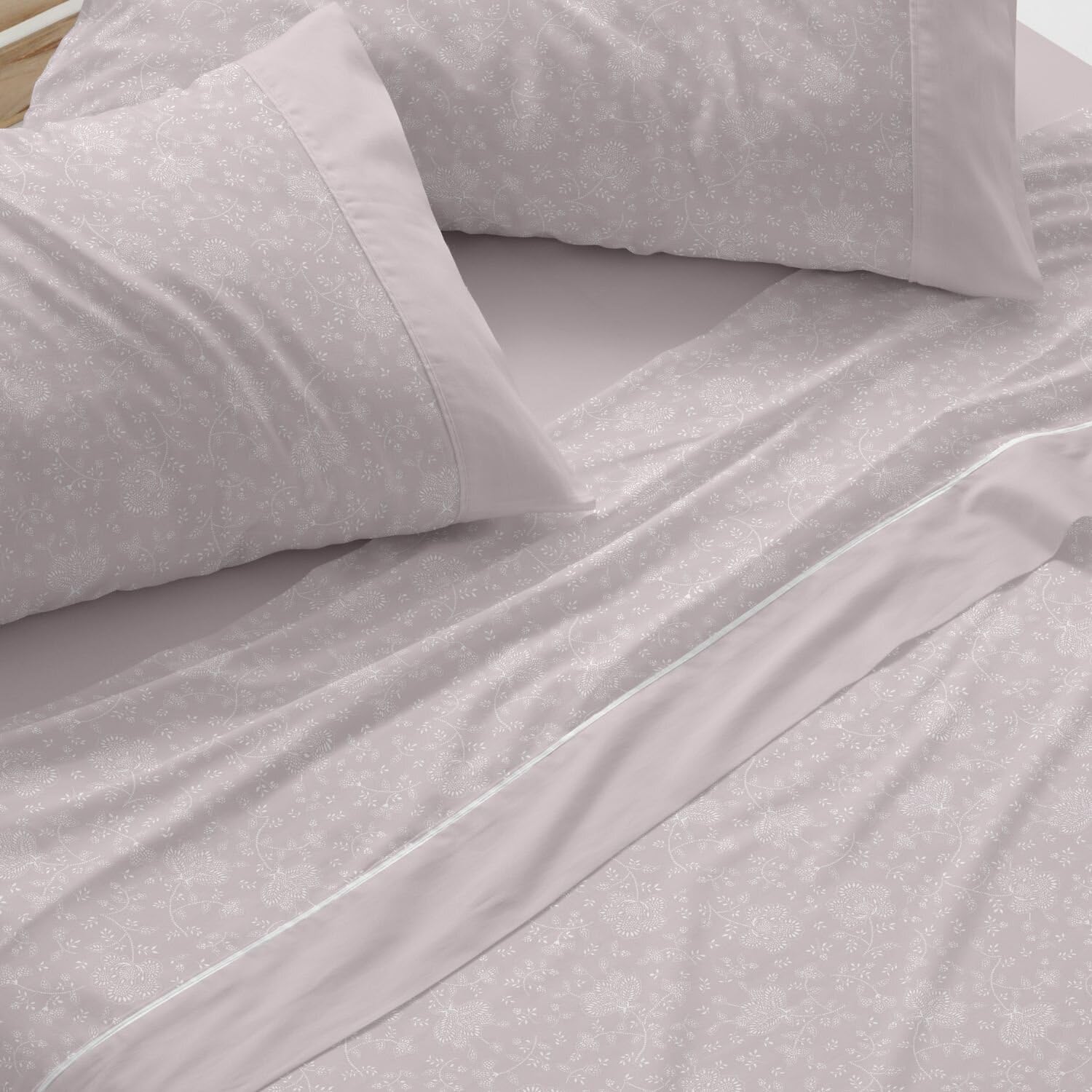 Burrito Blanco | Sábanas de Franela de algodón | Cama de 150cm. (+Medidas Disponibles) | Diseño 575 | Color Nude (150x190/200cm.)
