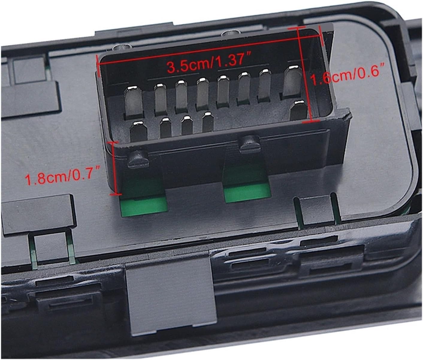 2PCS Driver Side + Passenger Side Electric Power Window Control Switch Fit for Peugeot 207 2007-2015 6554QC 6490HQ 6554HJ 6554.QC