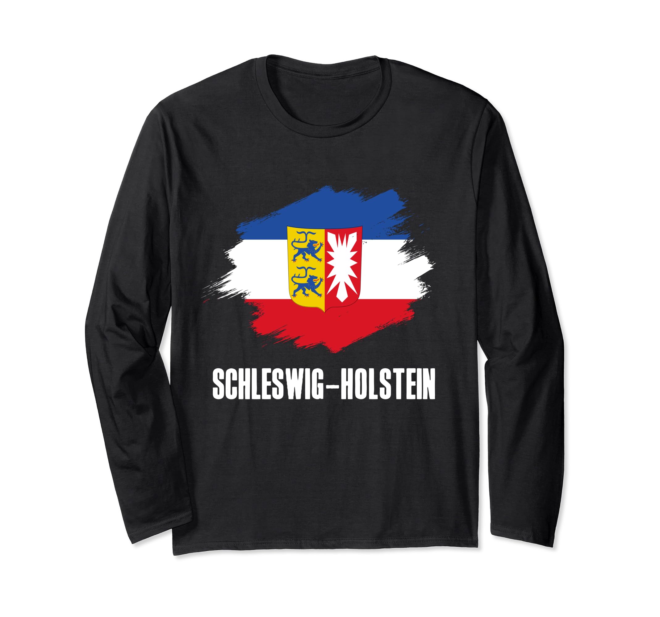 Schleswig-Holstein Kiel Germany Heritage GiftsSchleswig-Holstein Flag, German federal state Flag Kiel Long Sleeve T-Shirt