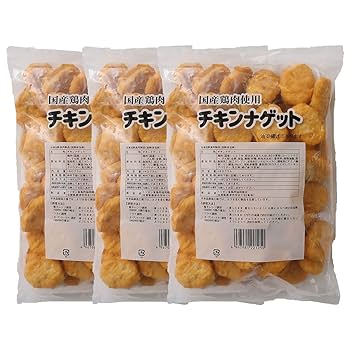 Amazon | 【冷凍】 トリゼンフーズ チキンナゲット 1kg×3袋 合計