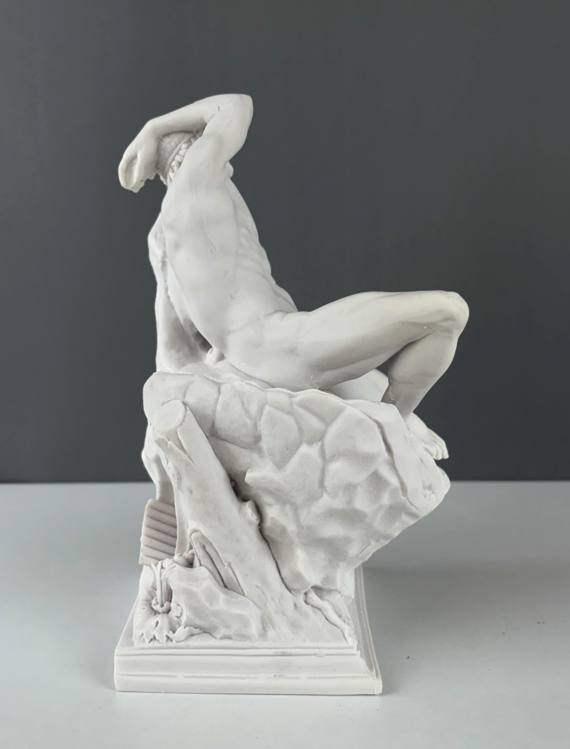 Barberini Faun - posąg pijanego satyra, 24 cm, posąg grecki, dekoracja statuetki