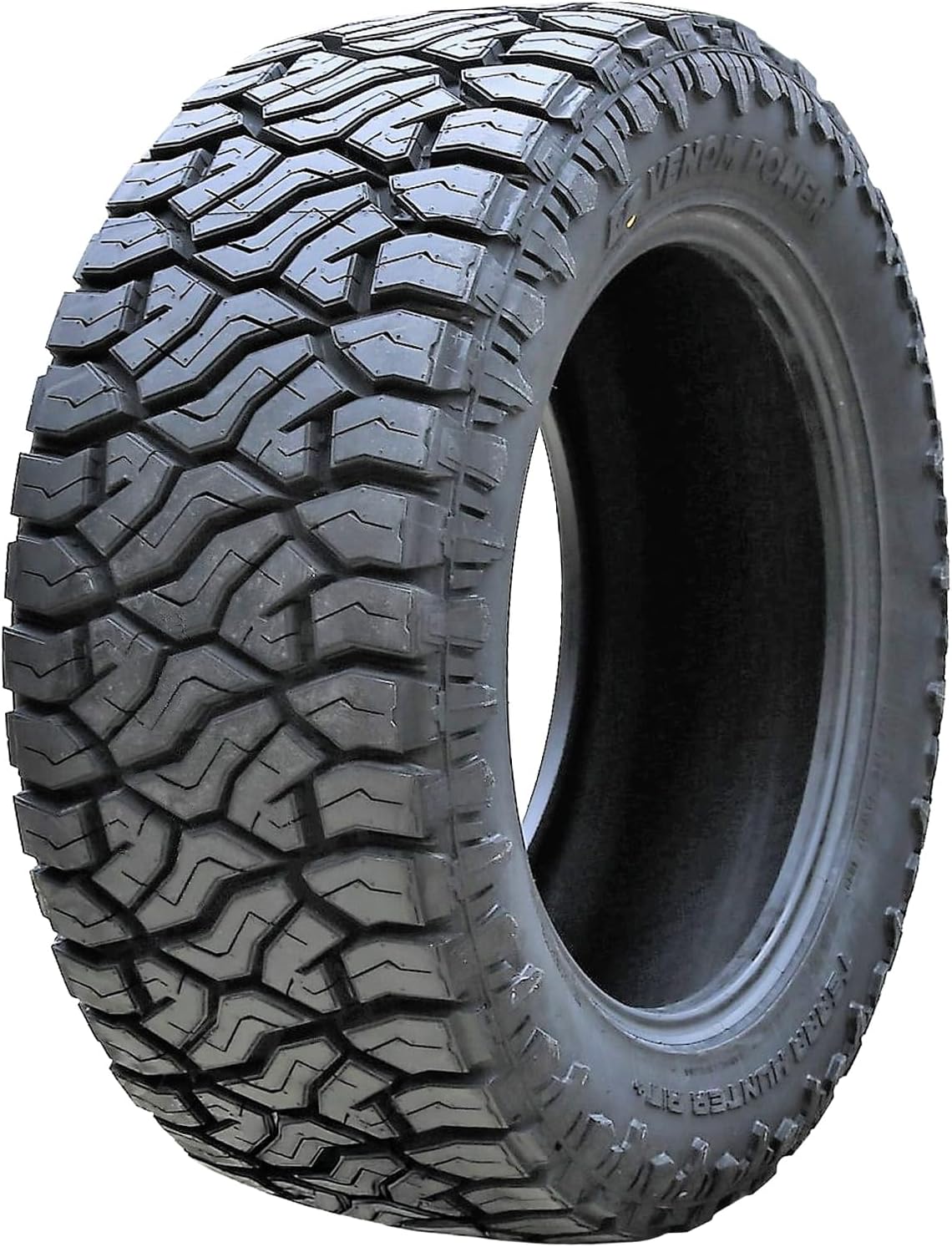 Venom Power Terra Hunter R/T+ R/T All-Terrain Mud Off-Road Light Truck Radial Tire-35X12.50R20LT 35X12.50X20 35X12.50-20 121Q Load Range E LRE 10-Ply BSW Black Side Wall
