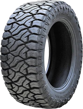 Venom Power Terra Hunter R/T+ R/T All-Terrain Mud Off-Road Light Truck Radial Tire-35X12.50R20LT 35X12.50X20 35X12.50-20 121Q Load Range E LRE 10-Ply BSW Black Side Wall