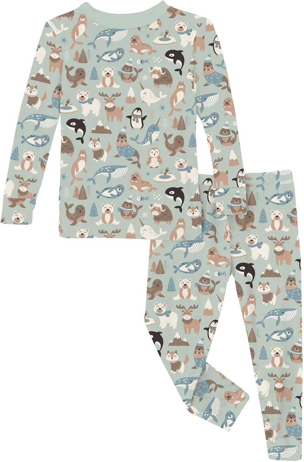 Kic Kee Pants baby-boys Print Long Sleeve Pajama Set (Toddler/Little Kids/Big Kids)