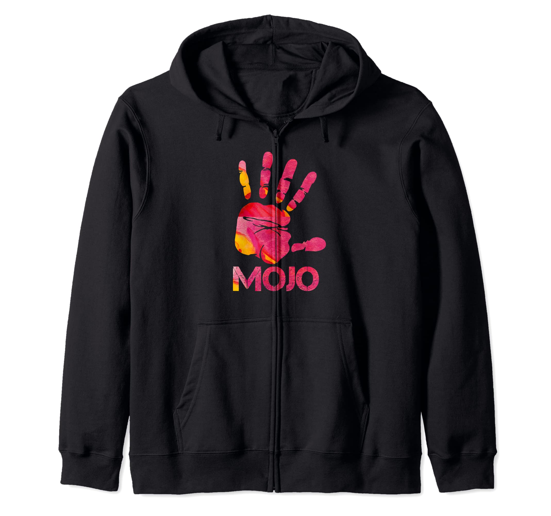 Mojo Hand Magic Hoodoo Amulet Blues Music Zip Hoodie