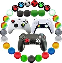 30pcs Joystick Grip for Ps5 Ps4 Controller, Silicone Thumb Grips Caps Cover Analog Stick for Playstation 5, Playstation 4 Controller, Xbox 360, Xbox One Controller (B 30pcs)
