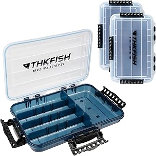 THKFISH Fishing Tackle Box 3600/3700 Tackle Tray Waterproof Floating Fishing Lure Box Small Tackle Box 2PCS/1PC