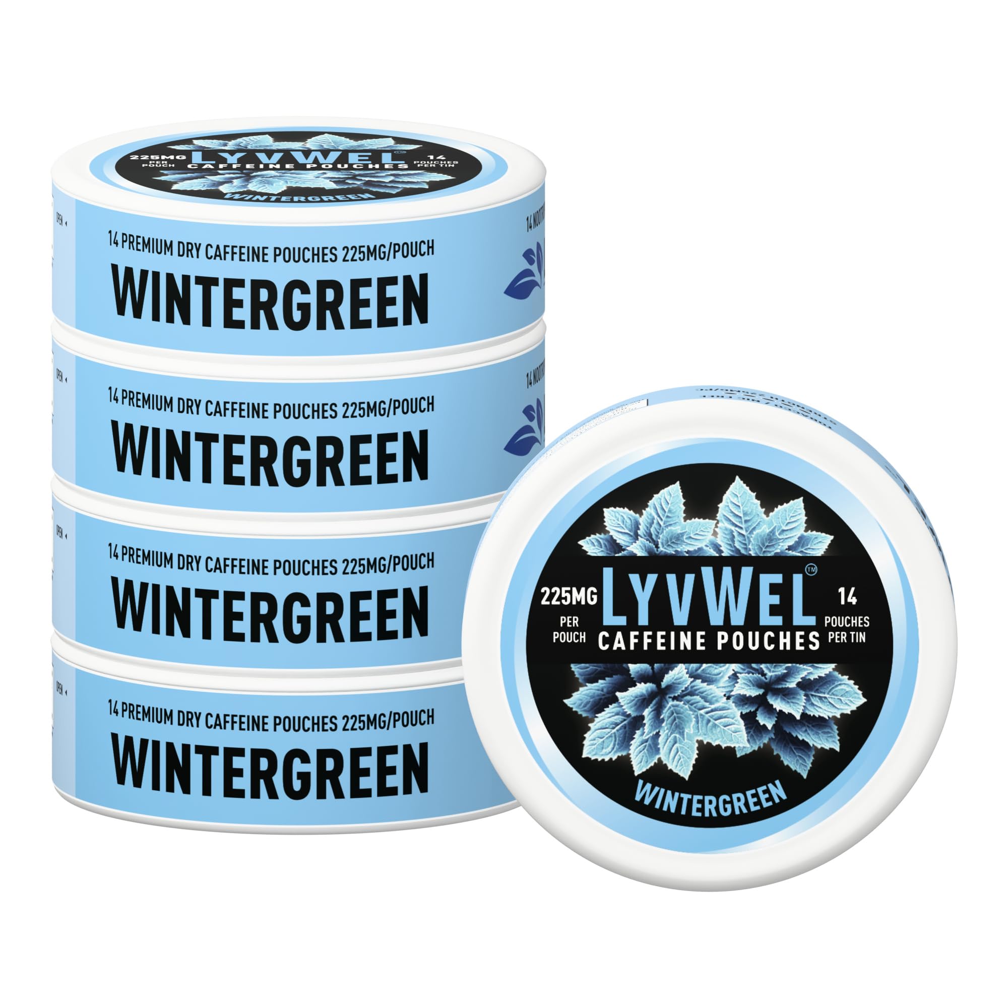 LyvWel 225mg Caffeine Pouches, 5-Pack, 70 Count — Amazon image 18