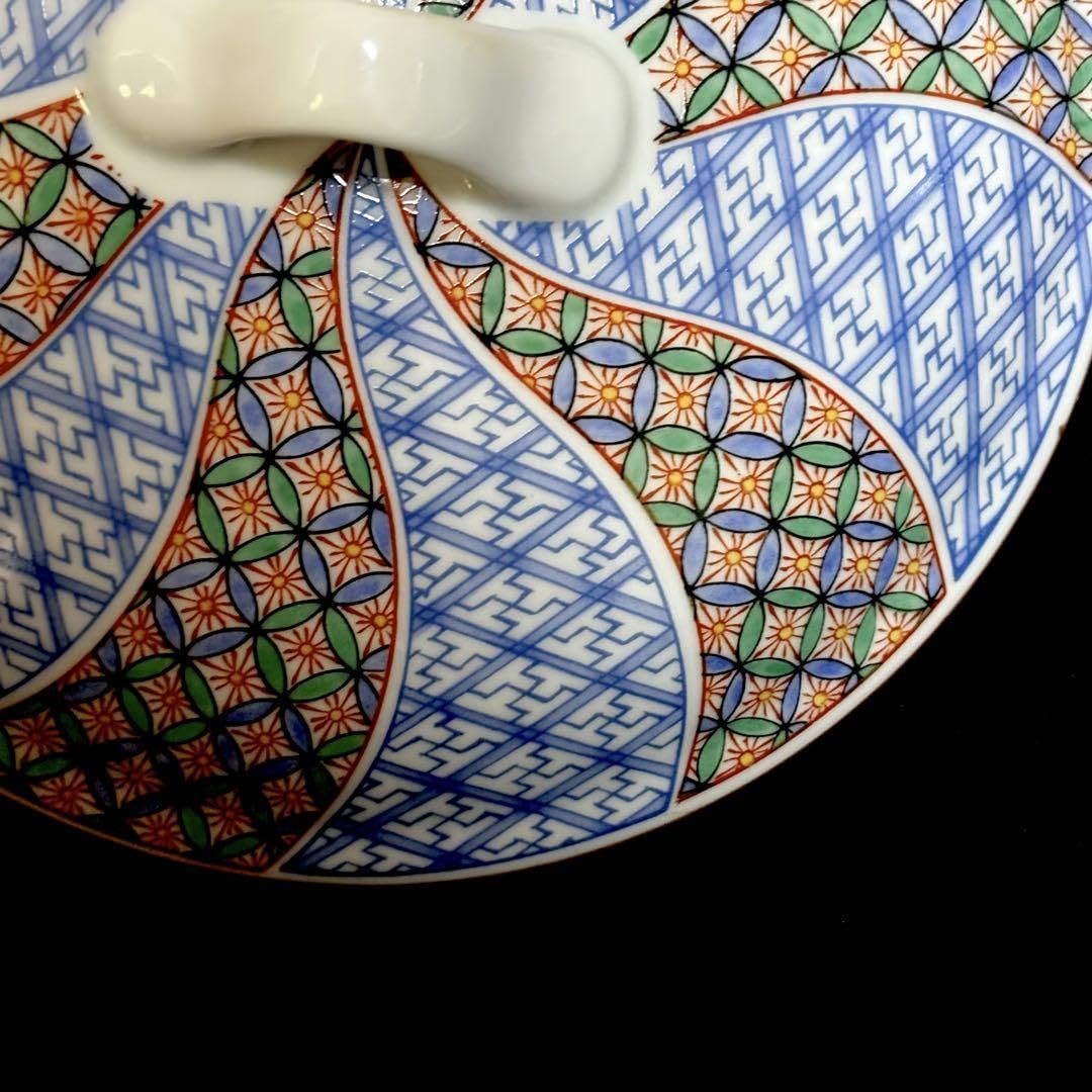 有田焼 飛鳥窯 三段重 蓋付き重ね鉢 有田焼 飛鳥窯 三段重