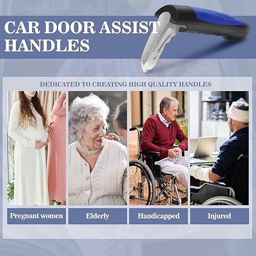 Miniatura 6 de Car Door Assist Handle, Car Support Handle Assist, Multifunction Portable Vehicle Support Car Auto Handle Assist for Elderly, Handicap, The Injured,