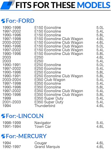 Miniatura 3 de Inyectores de combustible mejorados 0280150943 aptos para Ford F150 4.6L 1997-2003 5.4L 1997-2002 para Mustang 1996-2004 F250 F350 E150 E250 E350
