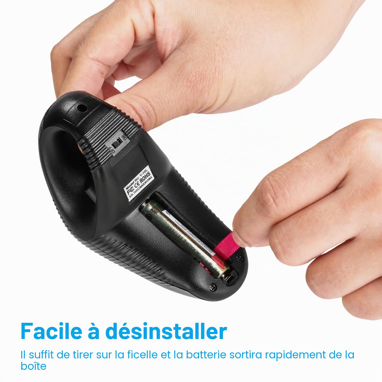 Souris Trackball Souris sans Fil USB Hanheld avec Laser pour droitiers ou gauchers