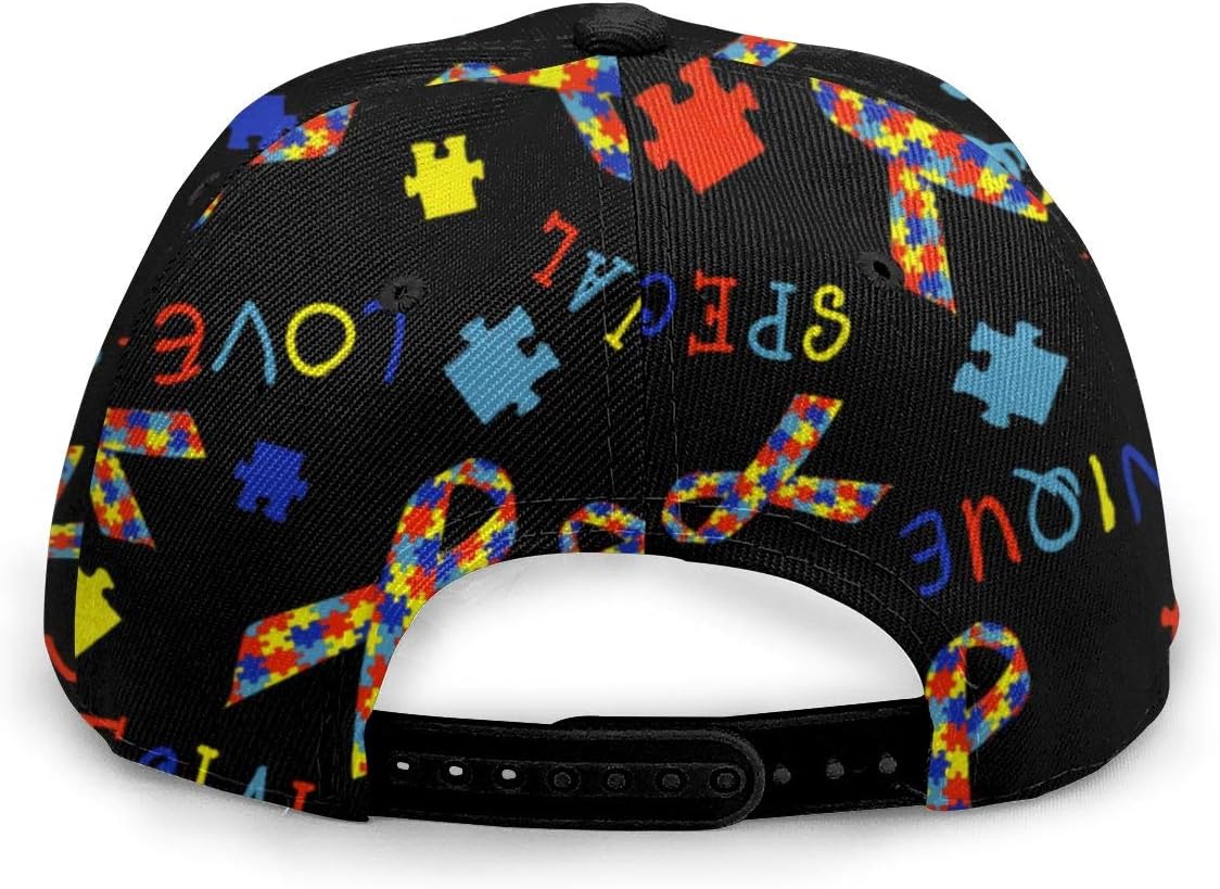 Baseball Cap Men Women - Rainbow Tie Dye Adjustable 3D Printed Snapback Flat Bill Hip Hop Hat - Image 5