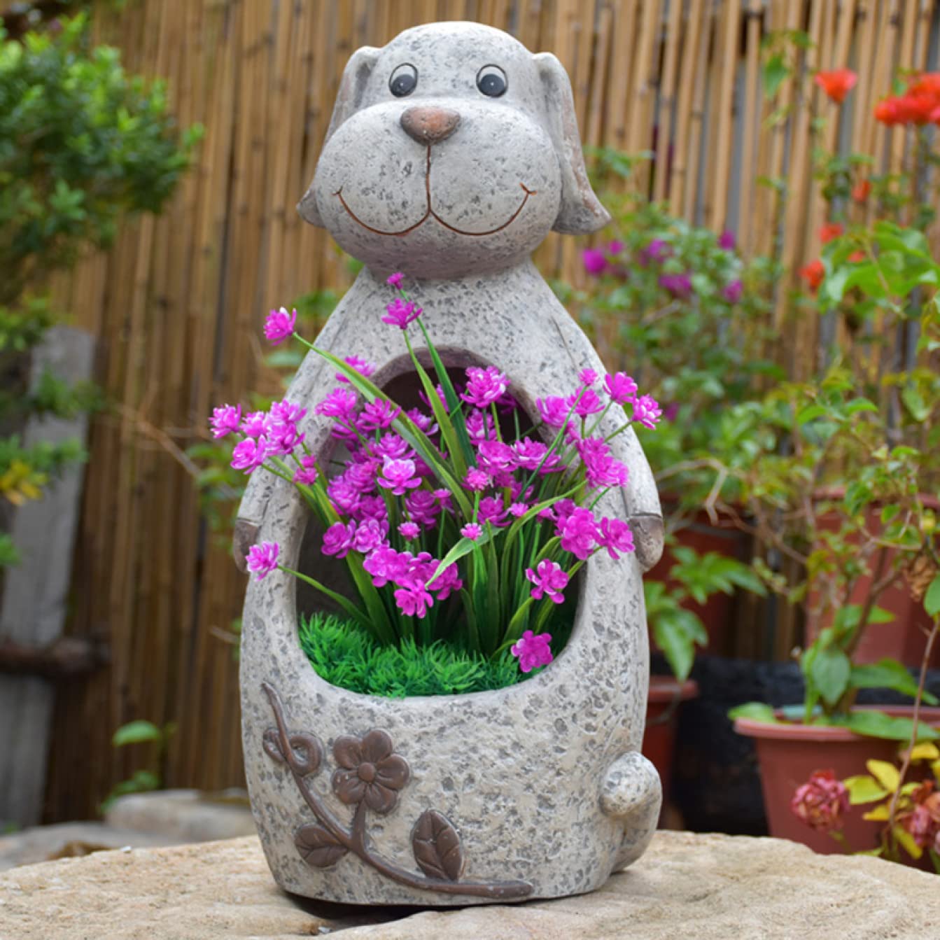 Amazon.co.jp: 庭の装飾 ガーデニング雑貨 アニマルオブジェ 樹脂材質