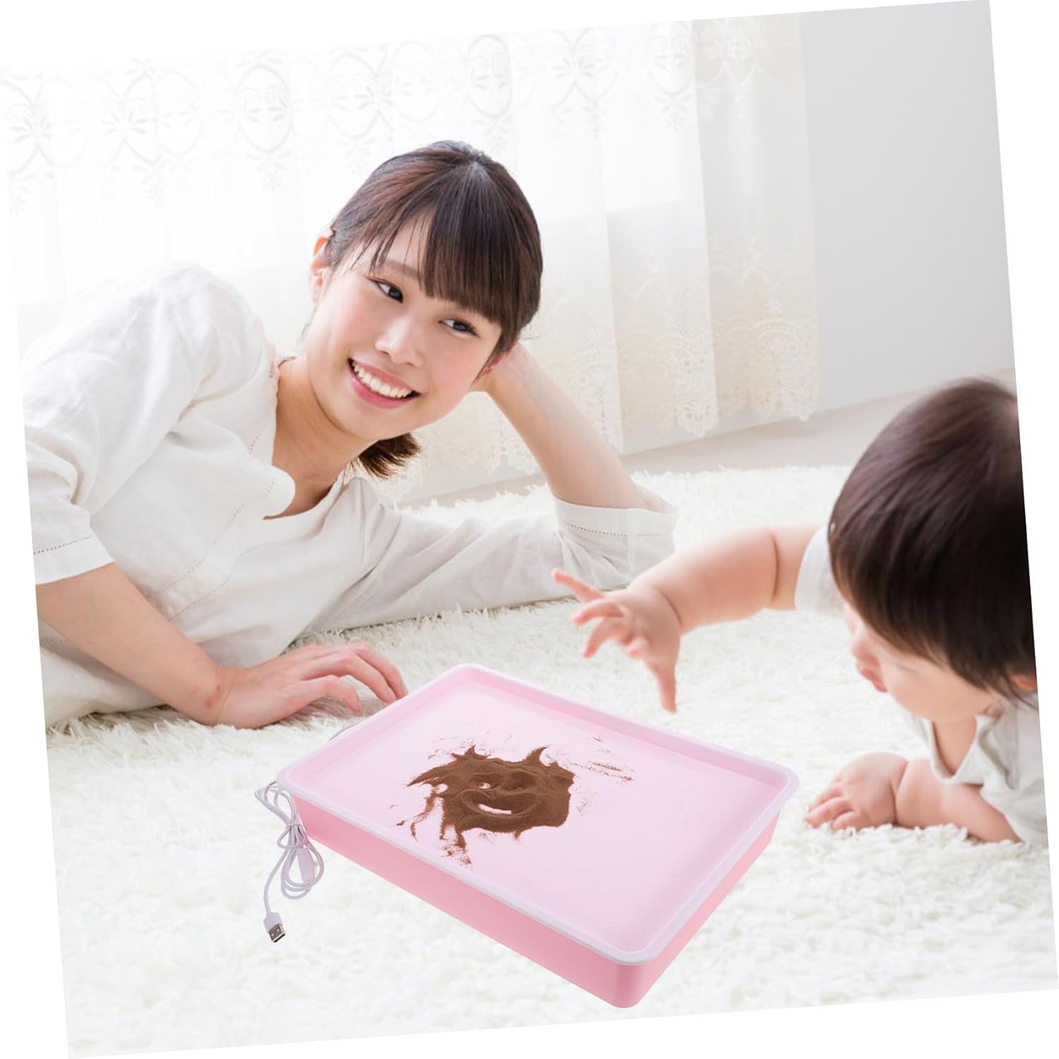 SUPVOX 1set Sand Art DIY Board for Boys and Girls Creative Sand Painting Board for Boy Girl Cognitive Development and Artistic Exploration for Preschool and Kindergarten Activities