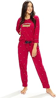 LOTIK Women's Cotton Little Heart Top &amp; Payjama Full Sleeve Night Suit Set