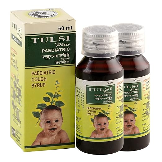 Buy Tulsi Plus Paediatric Ayurvedic Cough Syrup for Kids For