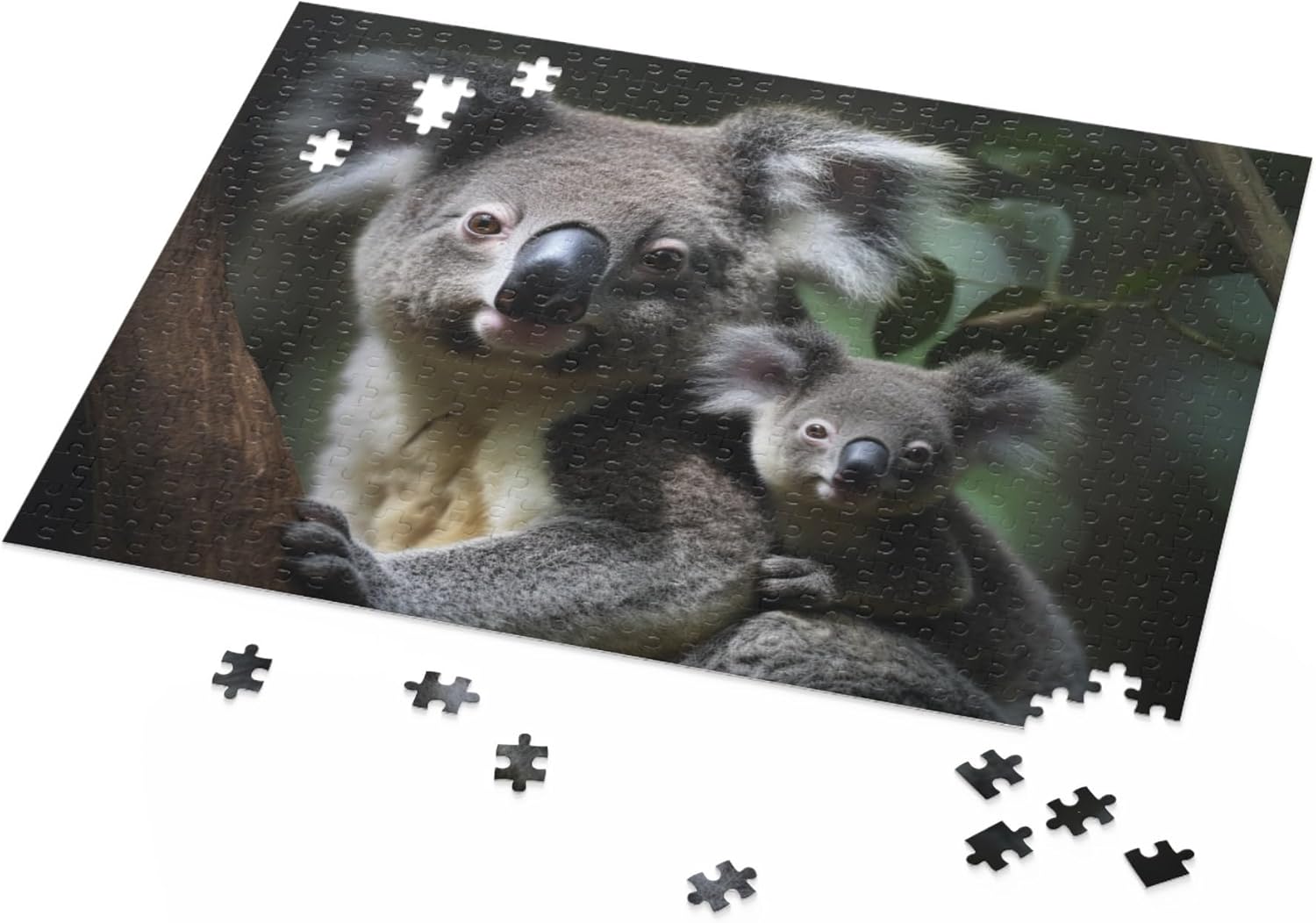 Jigsaw Puzzle 1000 Pieces Puzzles for Adults Koala with Baby Puzzle Cute Animal Adult Toys, Unique Difficult and Challenge Large Puzzle Game Toys Girls Adult Teen Gifts