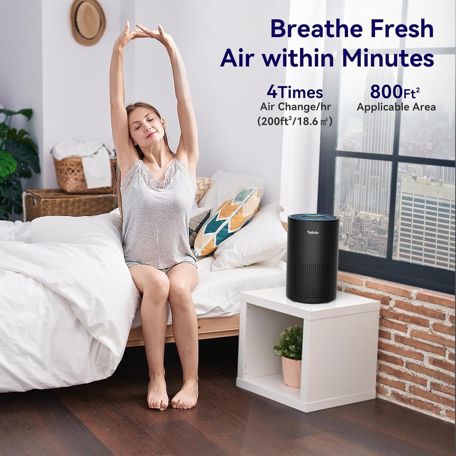 Air Purifier in Bedroom
