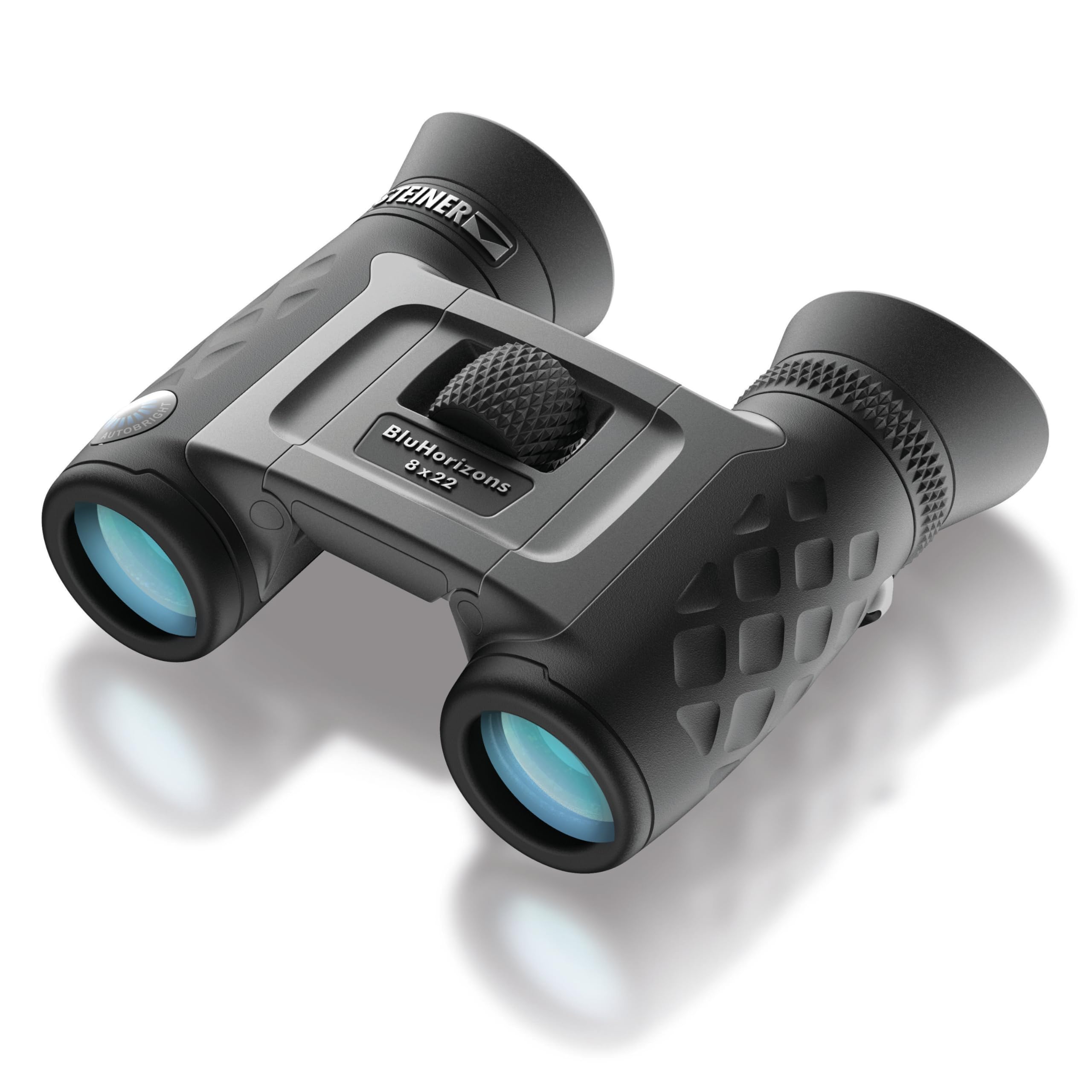 STEINER Binocolo BluHorizons 8x22 - Ottica di qualità tedesca, riduce i riflessi o l'abbagliamento da acqua, sabbia o neve, compatto e leggero