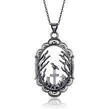Raven Necklace Gothic Necklace Goth Jewelry Costume Party, Gothic Jewelry Goth Pendant Necklace Black Jewelry