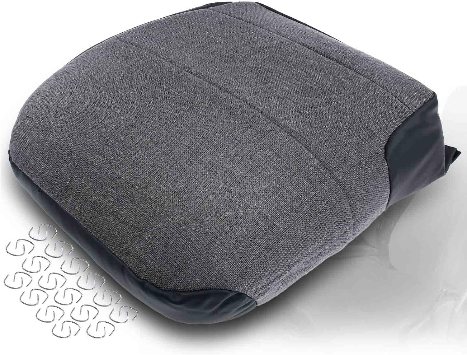 A-Premium Front Driver Car Seat Cover Compatible with GMC W4500 Forward 1998-2006 Isuzu NPR NQR 1995-2006 NRR 2005-2006 NPR-HD 1999-2006 Dark Gray
