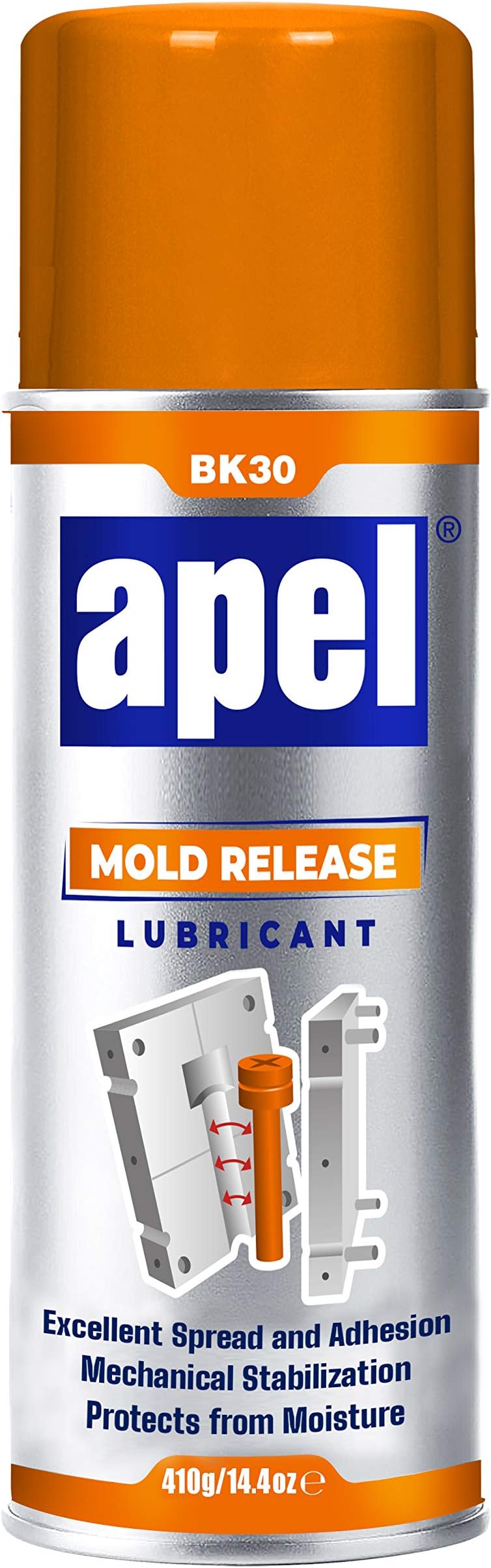 mitreapel Silicone Mold Release Spray (14.4 oz) Release Agent Aerosol Spray