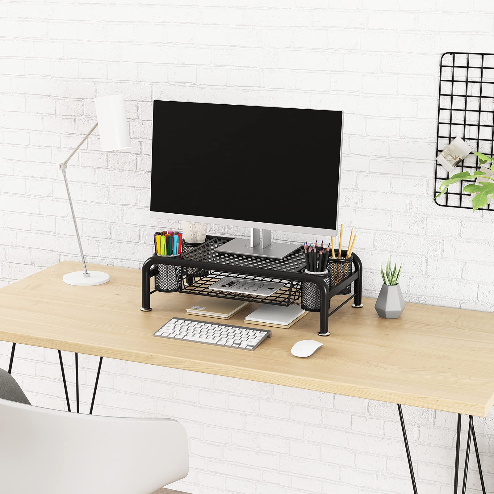 AcornFort H504 Extra Large Height Increasing 50x30x15cm Black Mesh