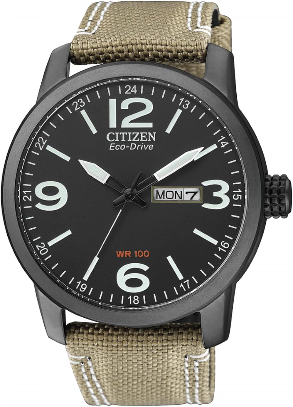 Men's, Analog 8018225011710, Black/Beige, Strip