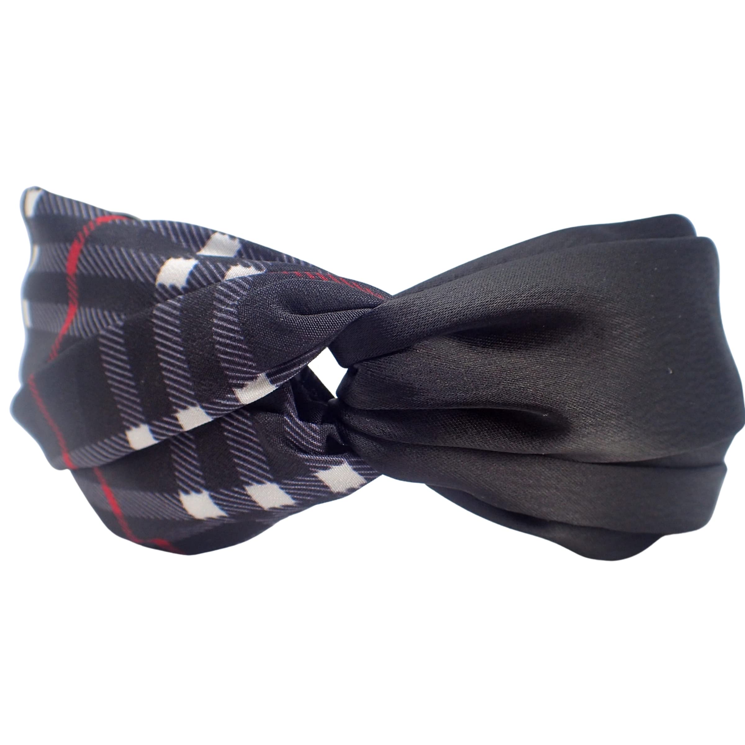 Topkids Accessories Twisted Tartan Alice Bands Adult Women, Hair Accessories for Women Hair Bands for Women Thick Headband - Image 3