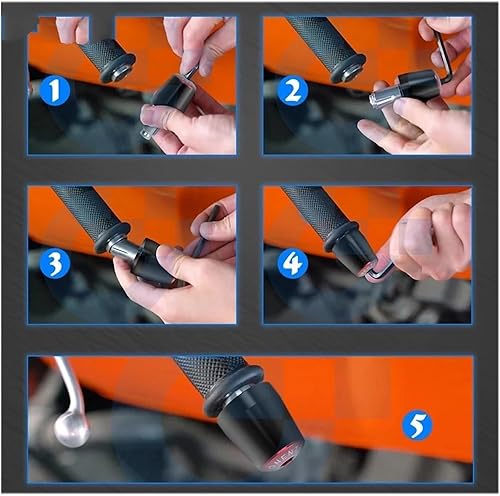 Miniatura 3 de Motocicleta para TRACER900GT MT09 Tracer 900 GT 2015-2020 2019 2018 2017 Accesorios de motocicleta Manillar Grip Bar Cap End Plug Handle End (color