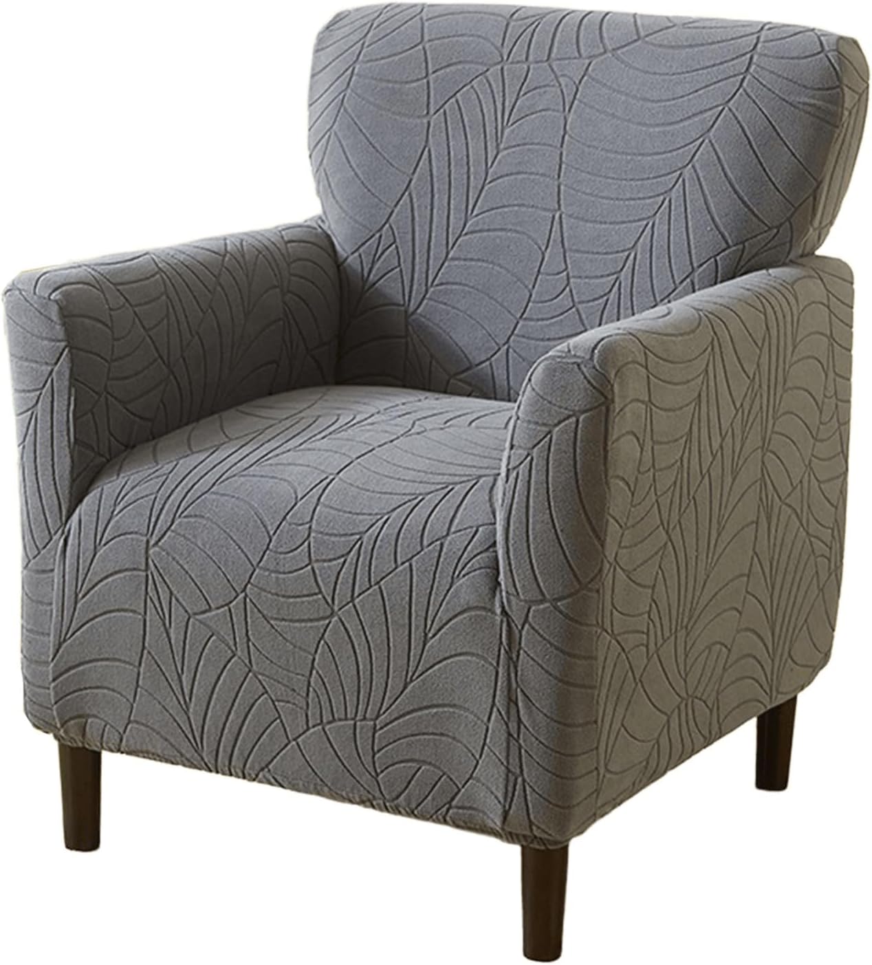 Stretch Sofa Chair Slipcovers,Banquet Armchair Slipcovers,Anti-Slip Accent Chair Cover Furniture Protector for Living Room Office Reception Reading(Dark Gray)