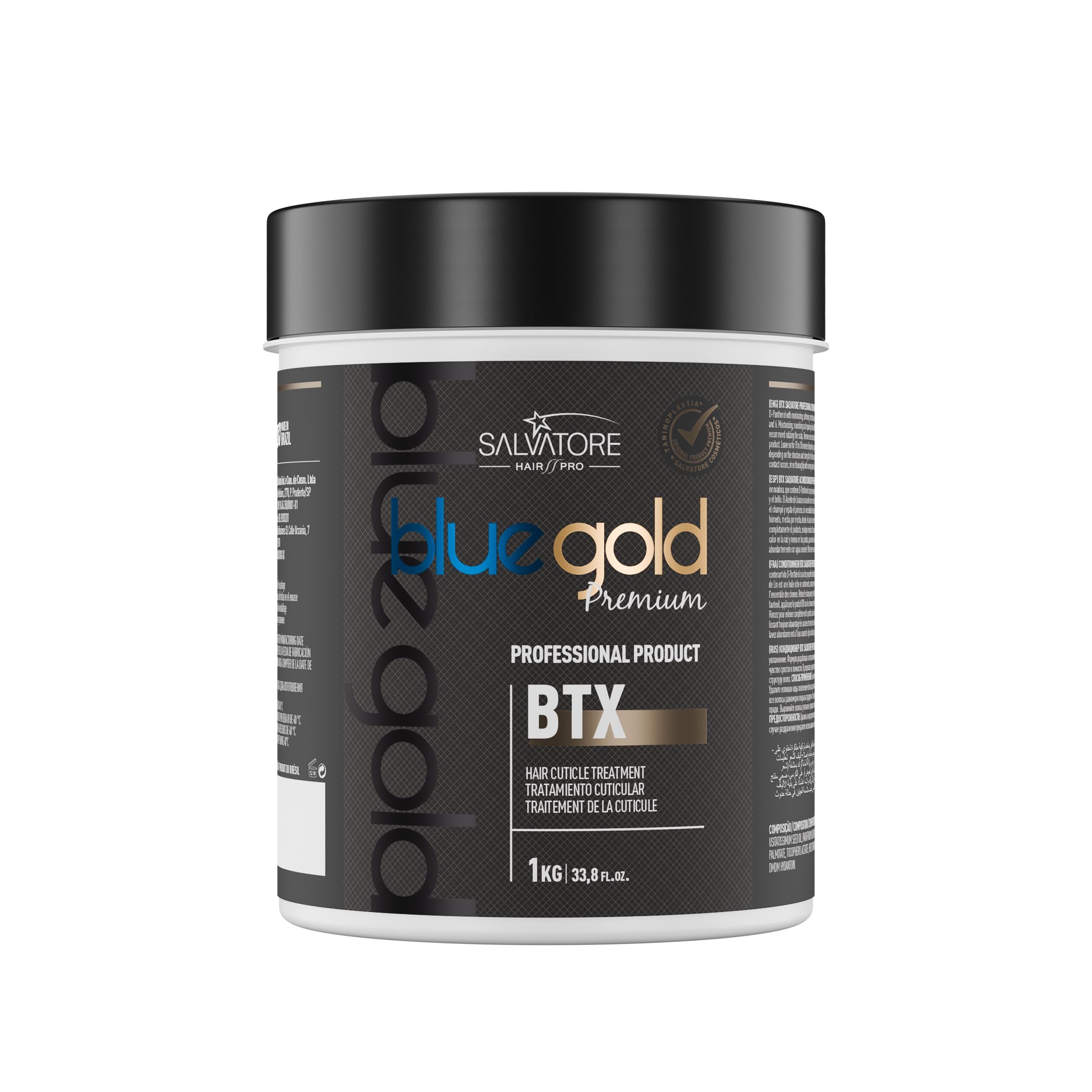 Salvatore Blue Gold Premium BTX, profesjonalna pielęgnacja skórek włosów, 1 kg
