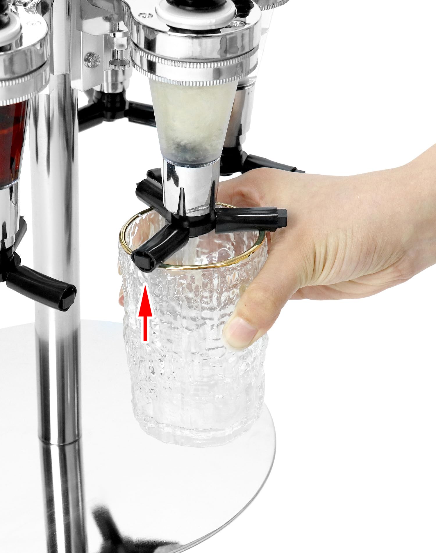 QWORK® 6 Flaschenkopfspender, Getränkespender für Flaschen, Aluminiumlegierung, für Bar, Party