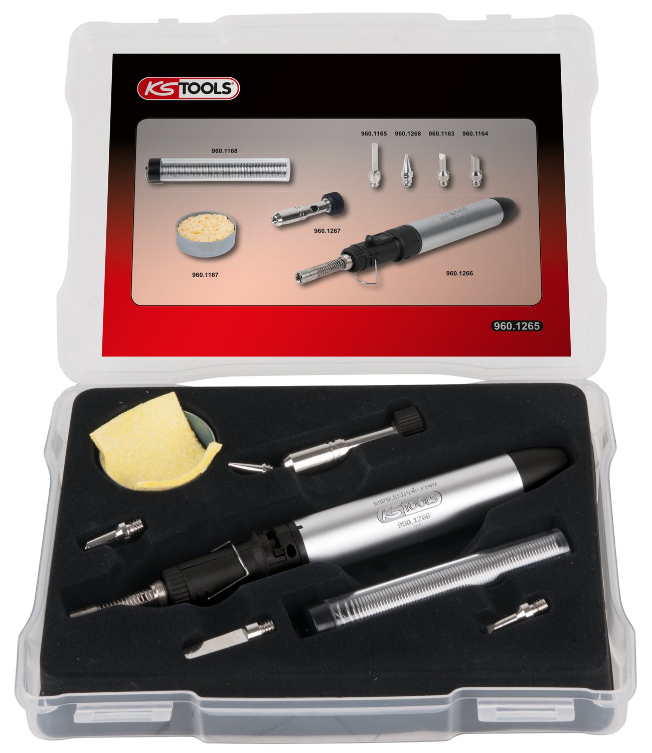 KS Tools 960.1265 Mikro-Löt-Satz, 8-teilig