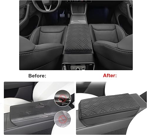 Vista 15 de SXCY Funda para reposabrazos Chevy Blazer 2019-2024 para Chevrolet Blazer 2024, accesorios 2019-2022 2023 2024, funda de consola central Blazer 2024