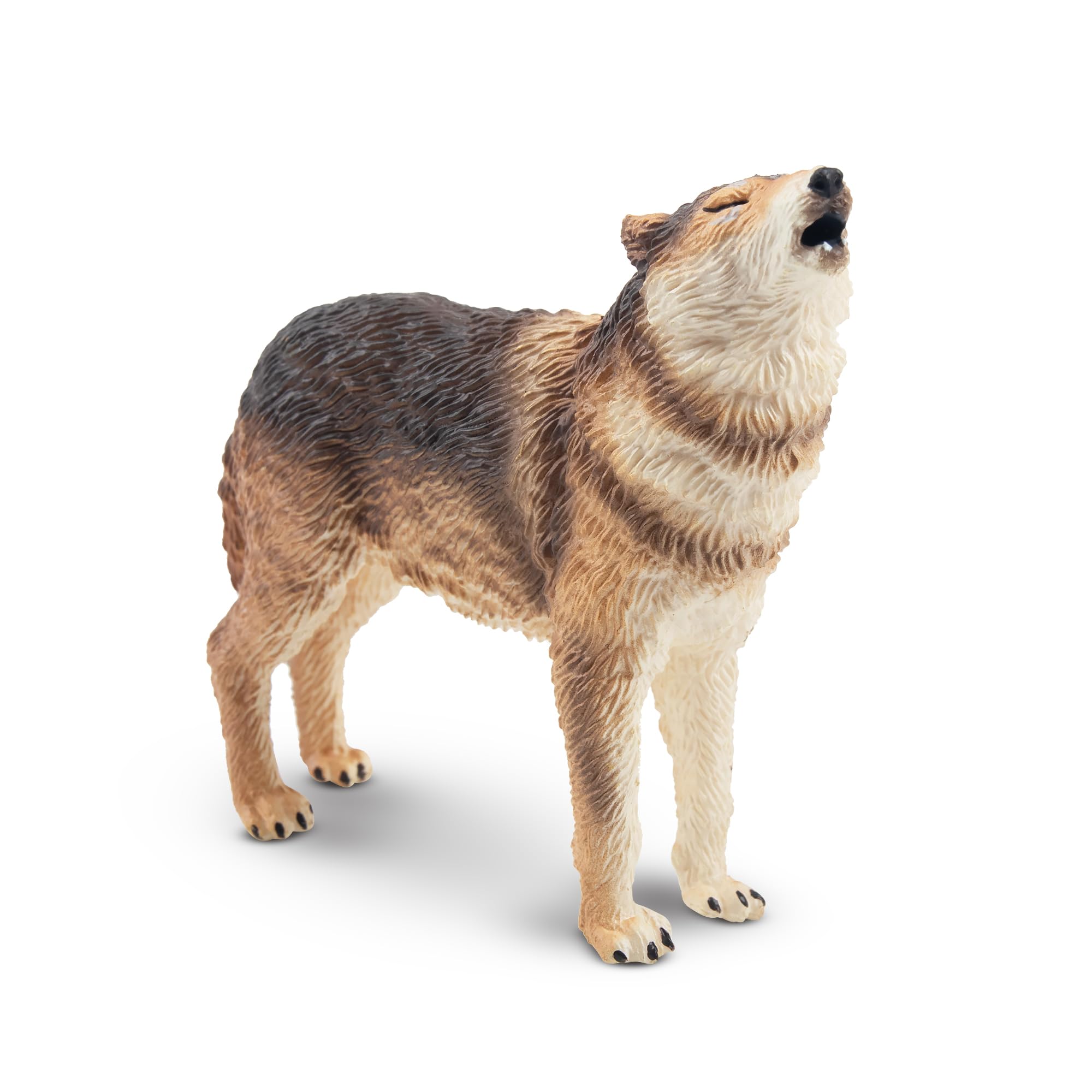 TOYMANY Figurki zwierząt Wilk, realistyczne figurki zwierząt, las, 8,5 x