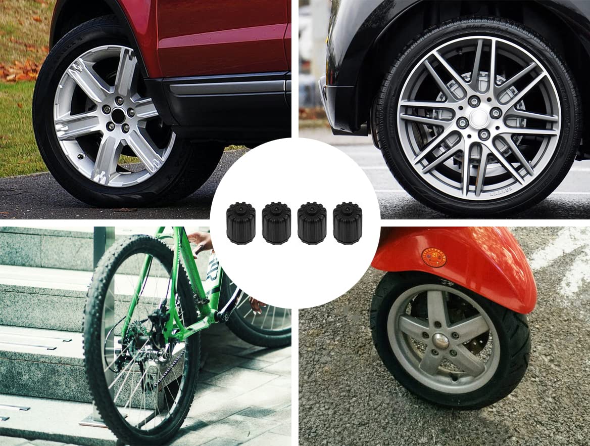Tappi Per Auto E Moto 8 Tappi Valvola In Metallo Per Pneumatici - In Rame, Universali Per Auto, Camion, Moto E Biciclette (15x9 Mm) Tappi Per Gomme Auto