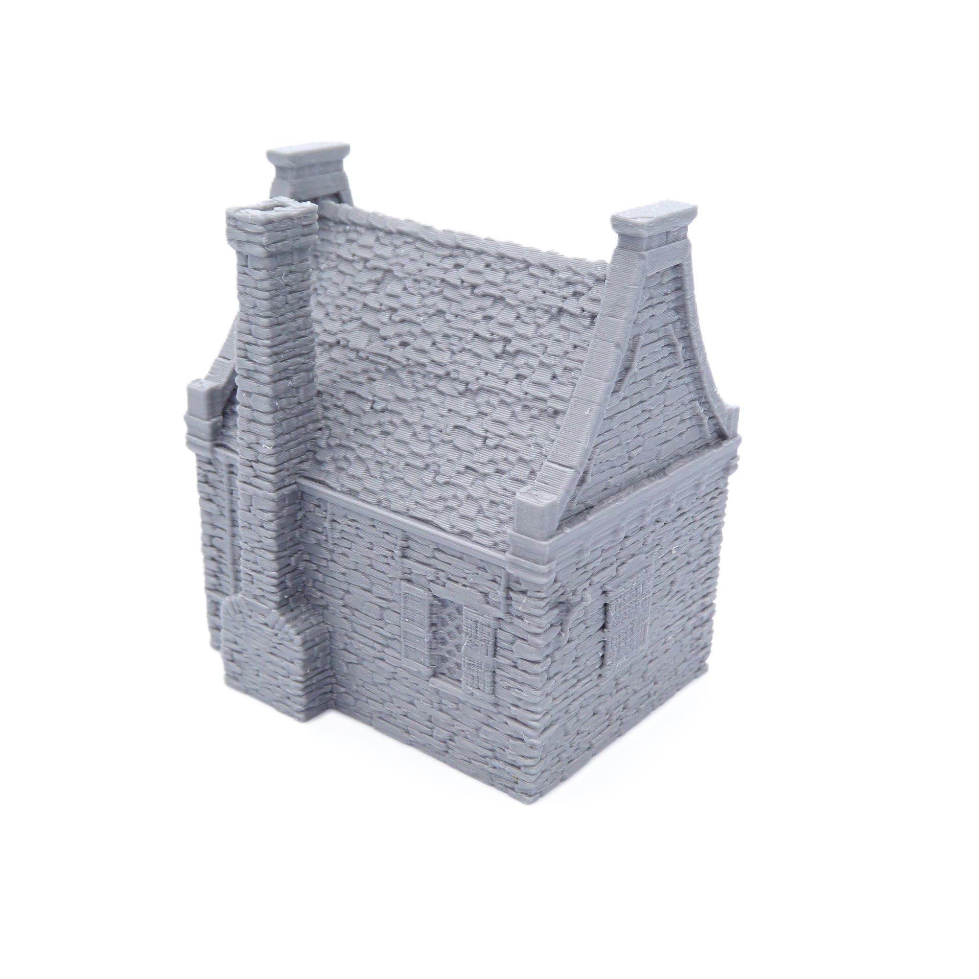QP3D, Wargaming Scenery, Ruined Stone House, Terrain for Tabletop Games 15mm Scale Miniatures - Image 3