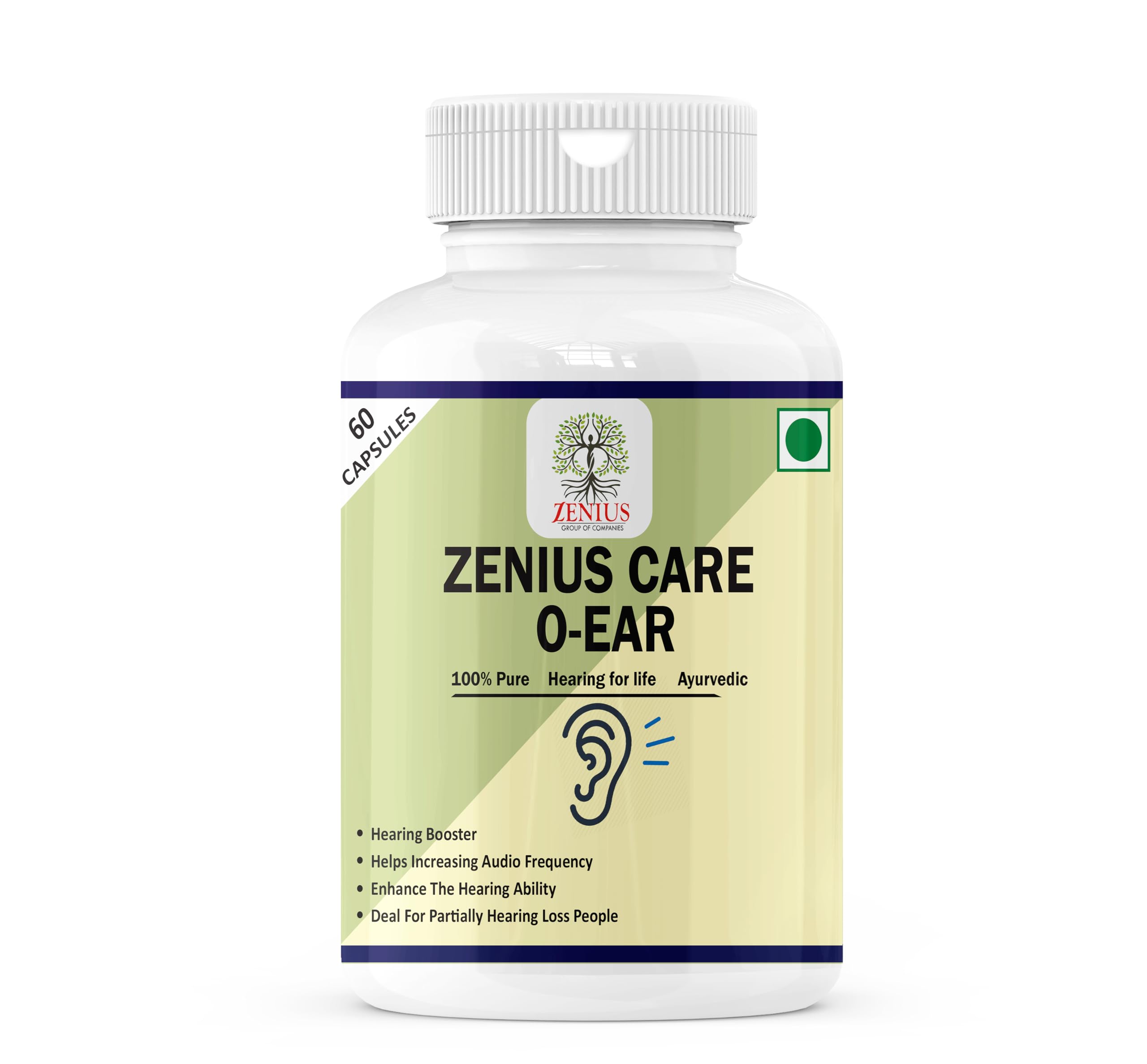 Zenius Care O-Ear Ayurvedic Hearing imrpoves Capsules, 60 Count-picture-15
