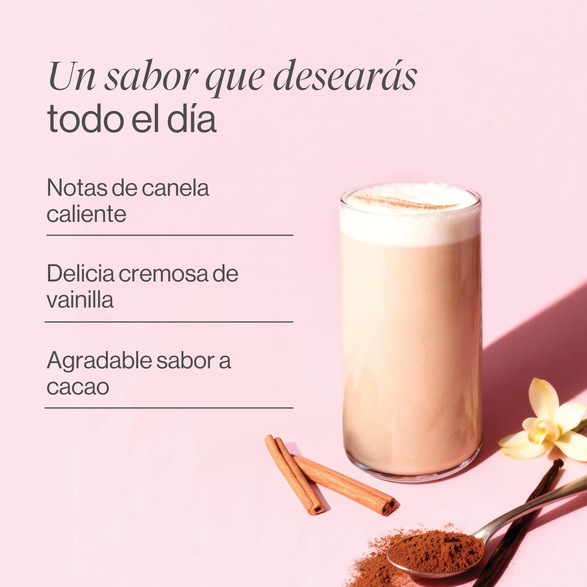 Tummy Tox 3-en-1 Mushroom Latte - Melena de Leon Hericium (Lions Mane), Reishi, Shiitake y Guaraná - Focus, Memoria, Concentración - 15 porciones - Sabor a Cacao y Vainilla
