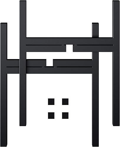 Miniatura 8 de FaithLand Soporte para plantas de mediados de siglo para interiores y exteriores (sin maceta de 10 pulgadas), soporte de metal para macetas, soporte