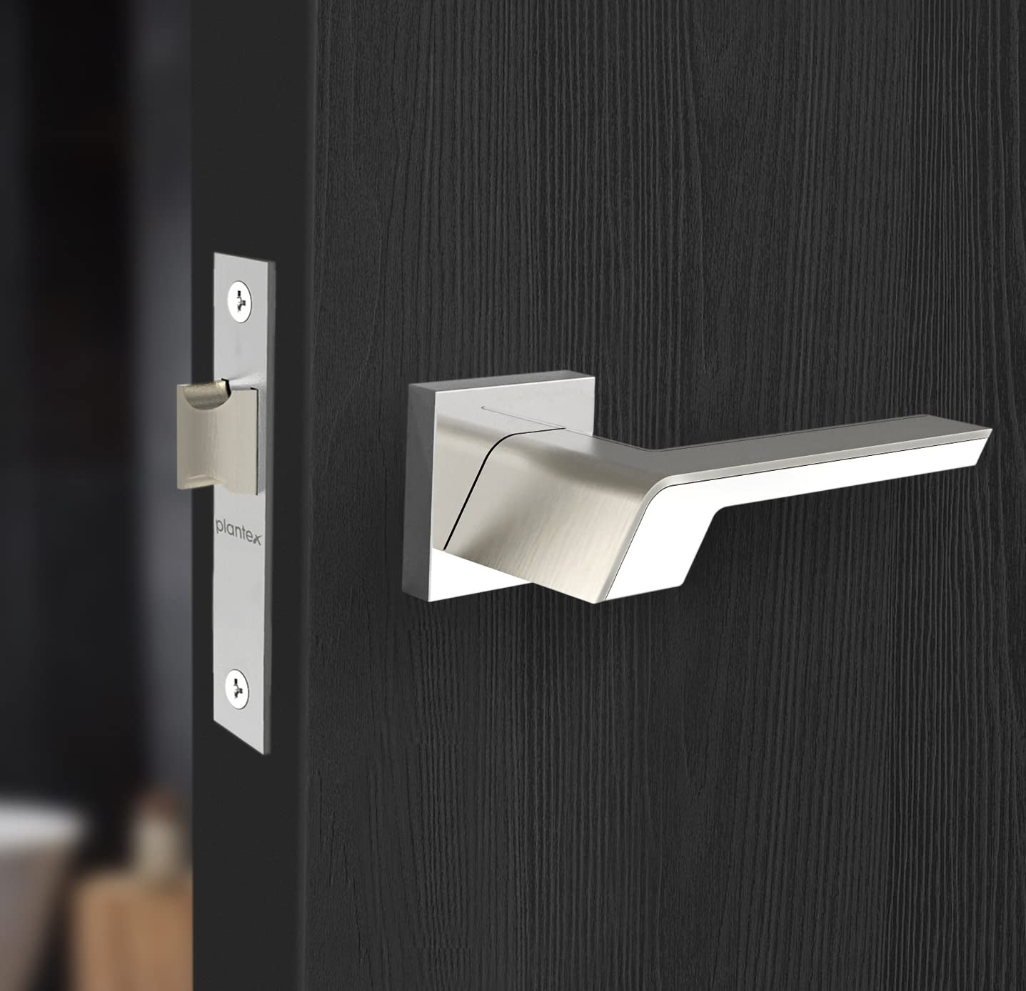 Plantex Heavy Duty Door Lock – Bathroom Door Lock/Mortise Keyless Handle Set for Home/Bathroom/Store Room/Balcony/Office with Baby Latch – (7066 – Satin White & Chrome Finish) (B0B4GB7ZZ7) Amazon Price History, Amazon Price Tracker