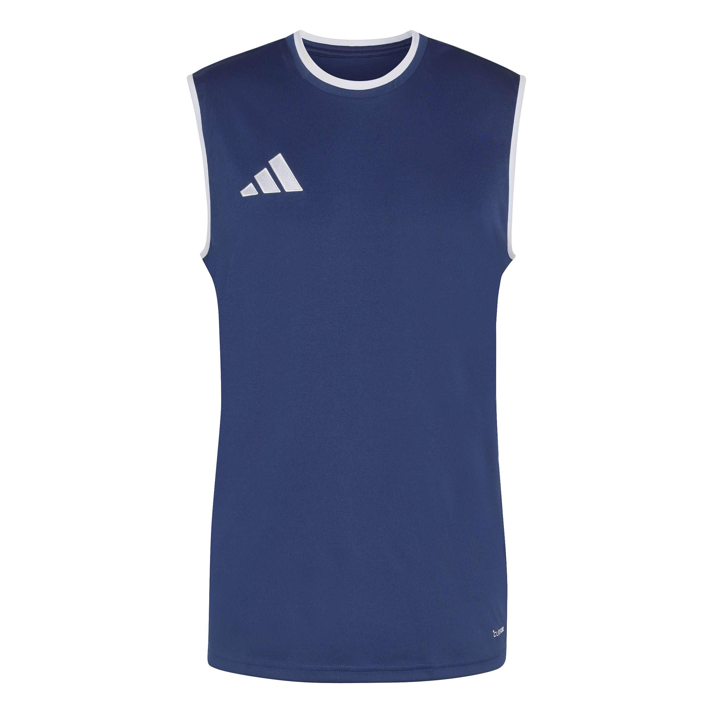 adidas Men's Entrada26 Sleeveless Jersey Shirt, Team Navy Blue 2/White, 3XL