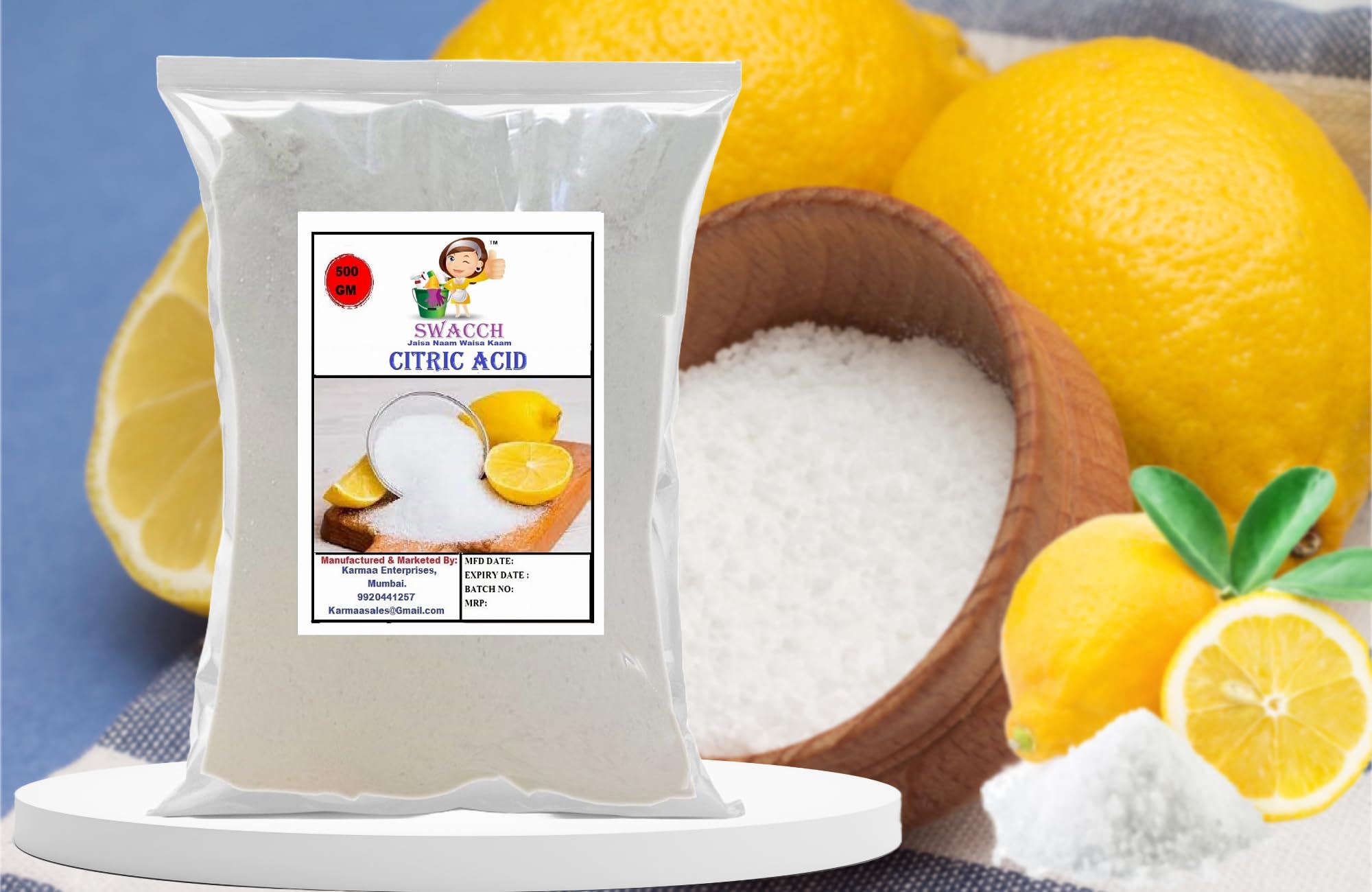 Swacch Citric Acid (500gm)-image-10
