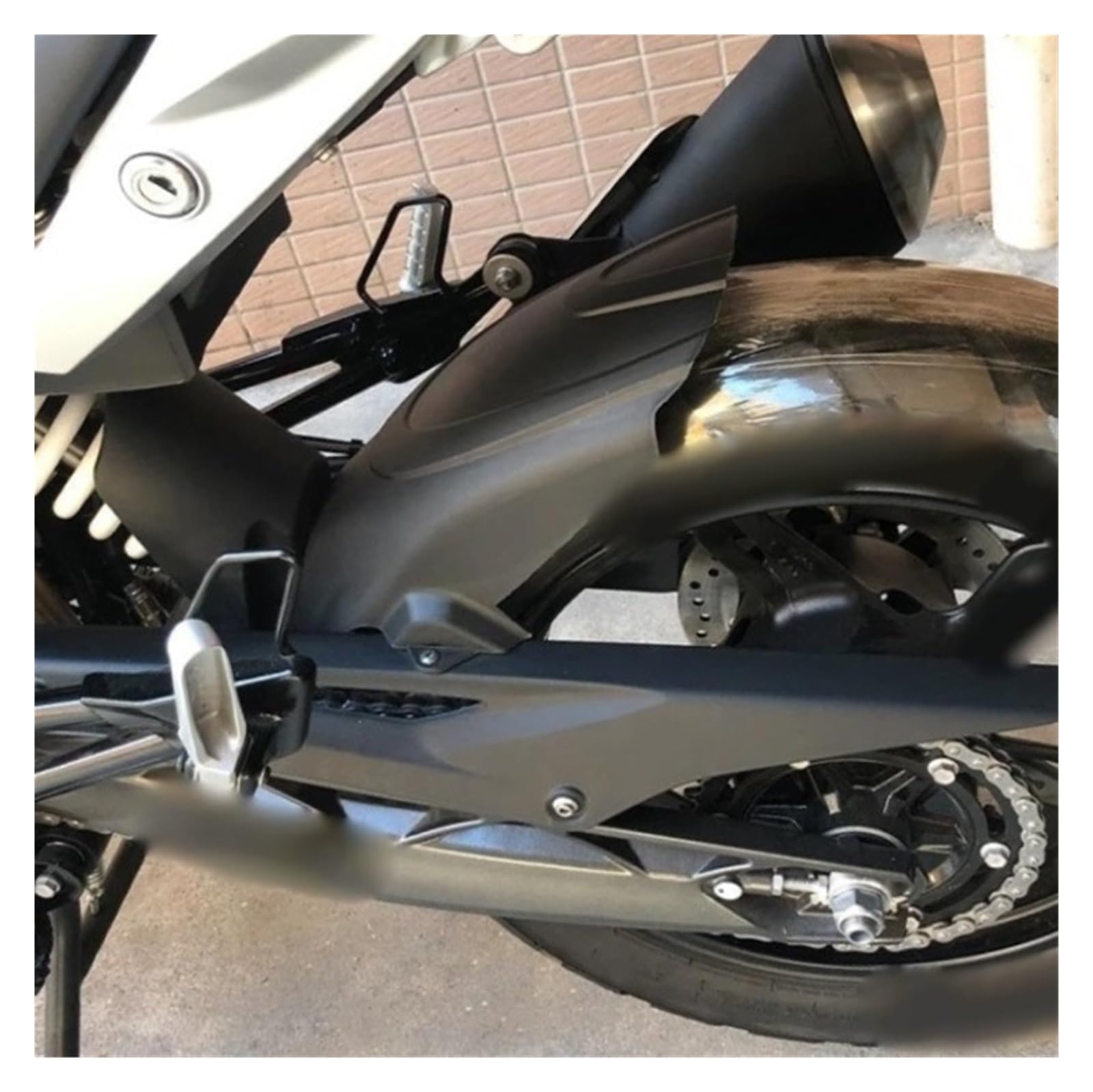 Guardabarros trasero for motocicleta BMW G 310 GS G310 R G310GS G310R, cubierta protectora, color negro, modelos 2017-2023