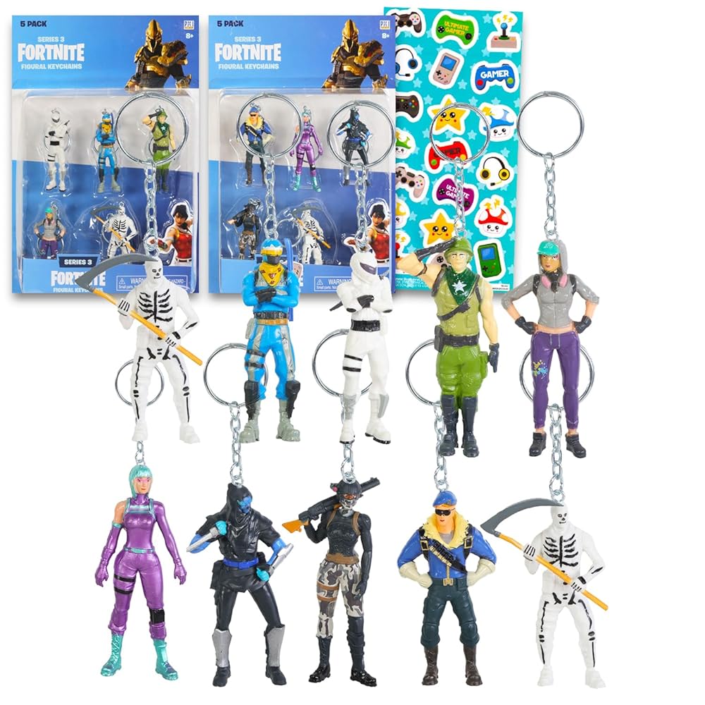 POCKET POP フォートナイト キーチェーン 10個セット Amazon.com: Fortnite Keychain Figurines Set for Kids - 10
